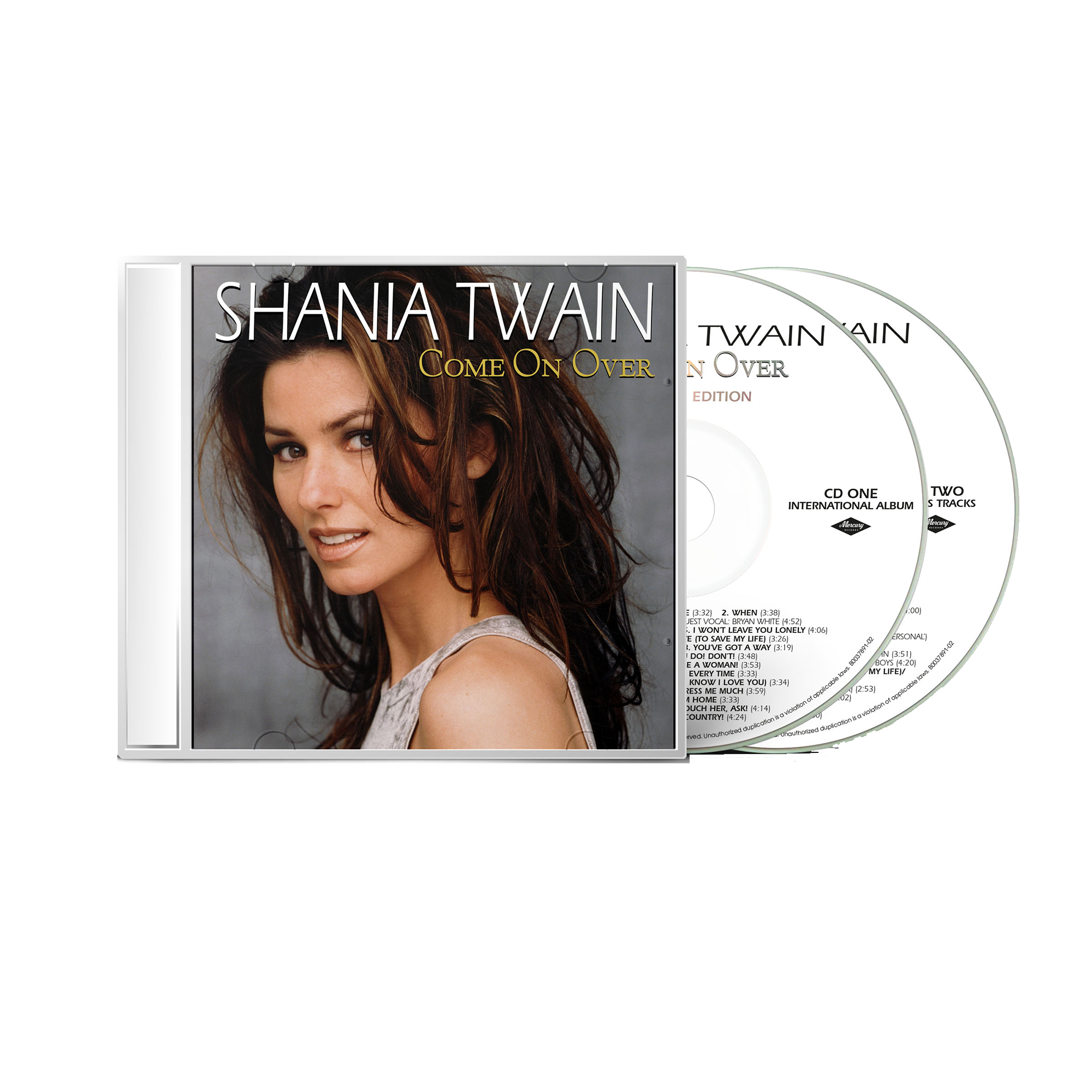 Shania Twain - Come On Over Diamond Edition:  2CD