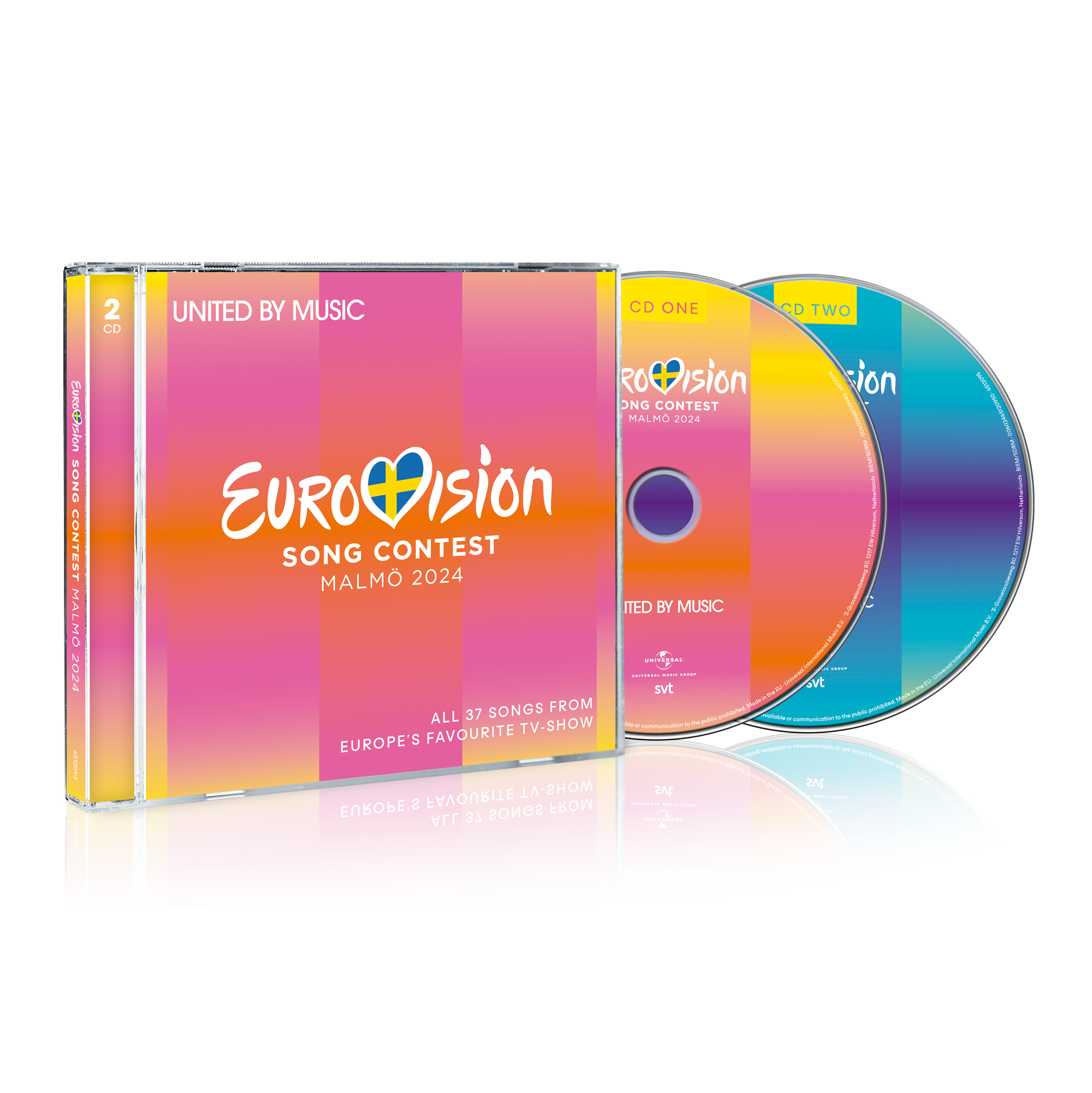 Various Artists - Eurovision Song Contest - Malmö 2024: 2CD Various Artists - Eurovision Song Contest - Malmö 2024: 2CD