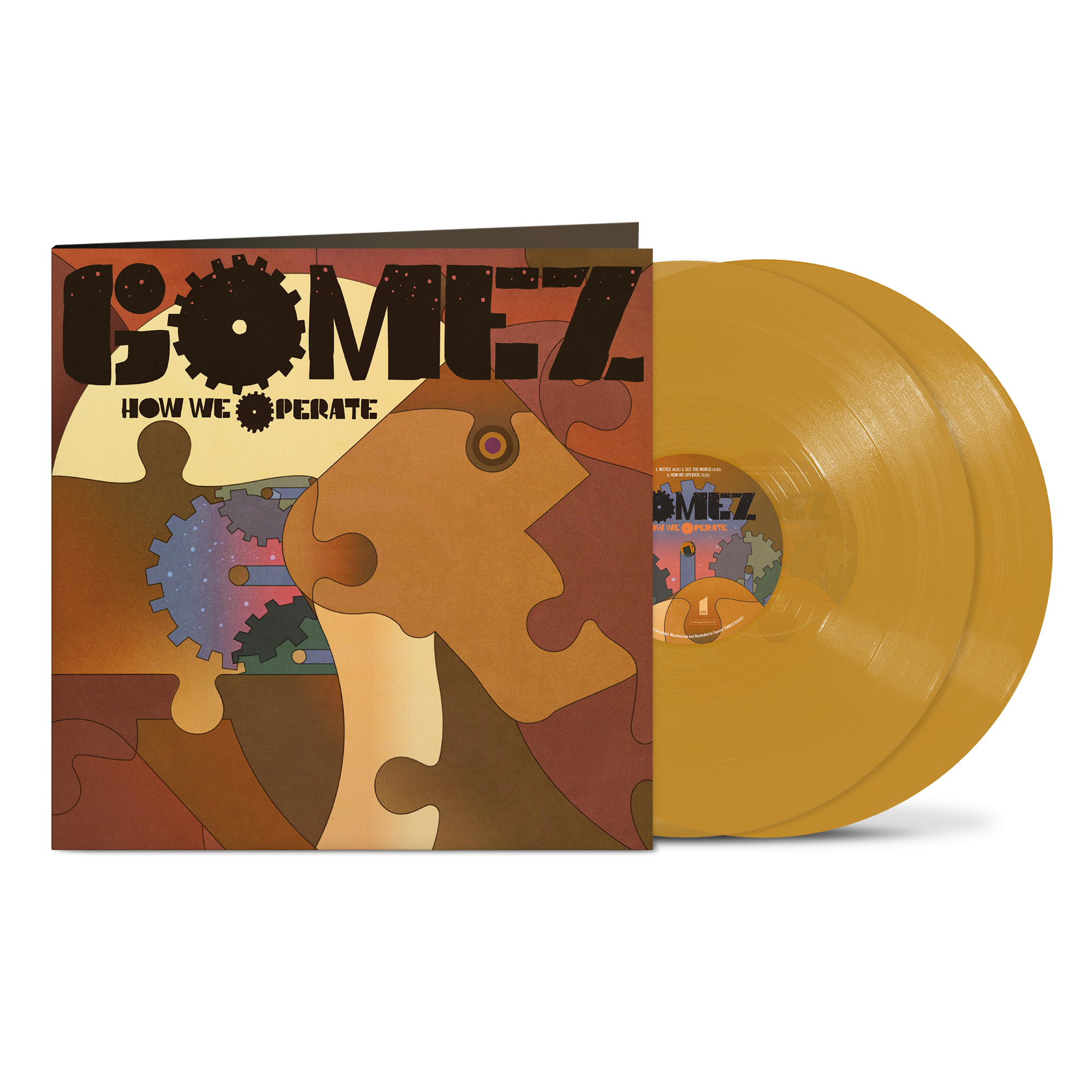 2discs LP Gomez How We Operate (Amber Vinyl) 00888072622531 Independiente 未開封 /00660 Gomez - How We Operate: Limited Translucent Amber Vinyl 2LP [NAD24