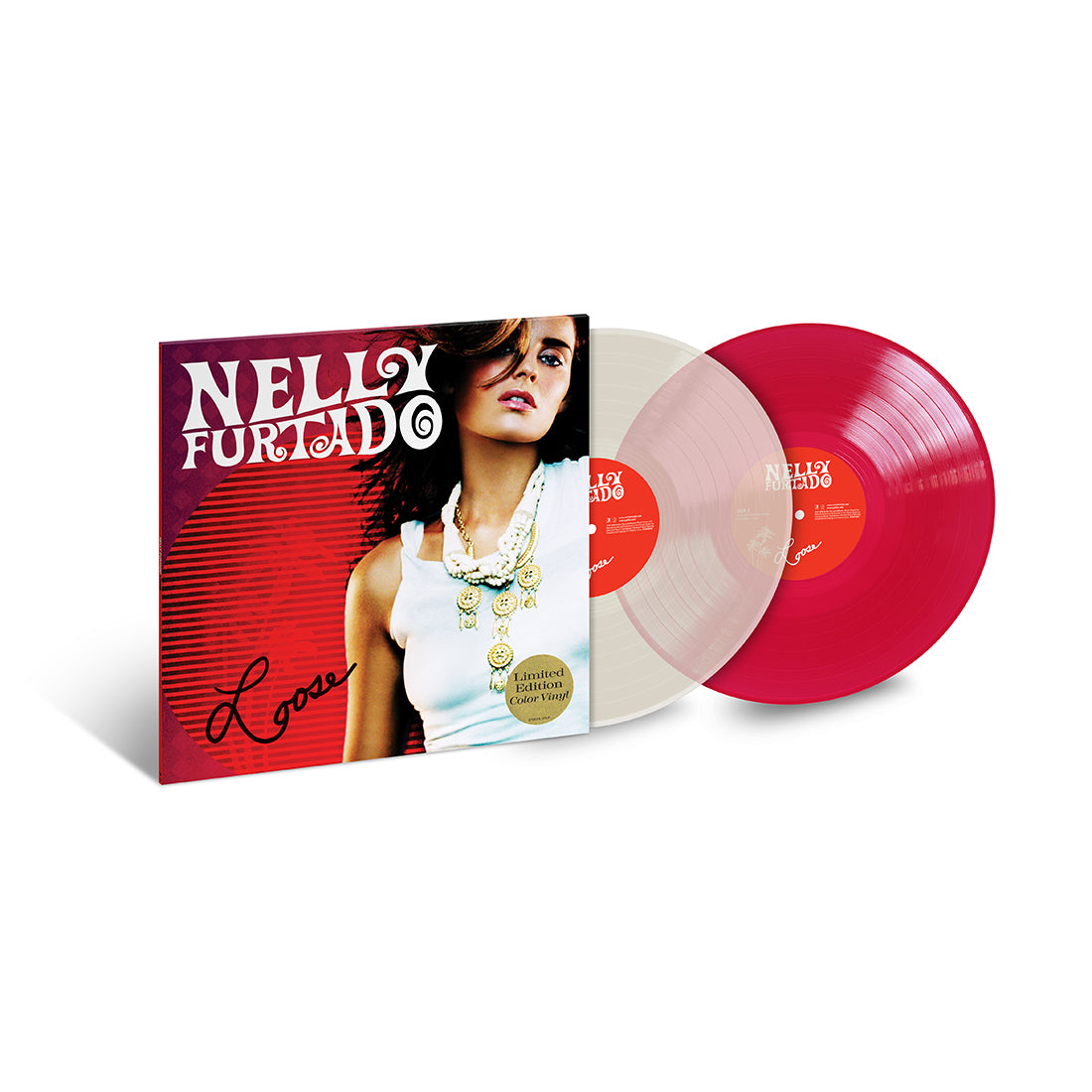 Nelly Furtado - Loose: Exclusive Milky Clear & Ruby Red Vinyl 2LP -  uDiscover