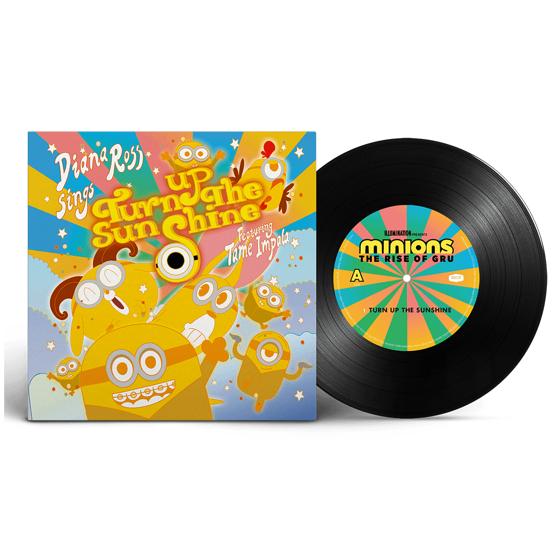 Diana Ross, Tame Impala - Turn Up The Sunshine (Minions: The Rise Of Gru): Vinyl 7" Single
