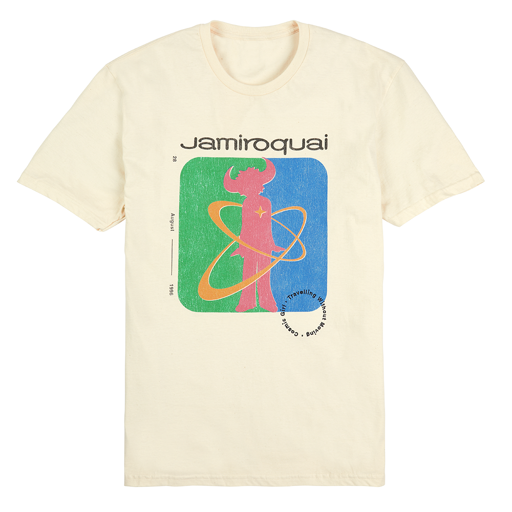 Jamiroquai - Cosmic Girl Embroidered T-Shirt - uDiscover