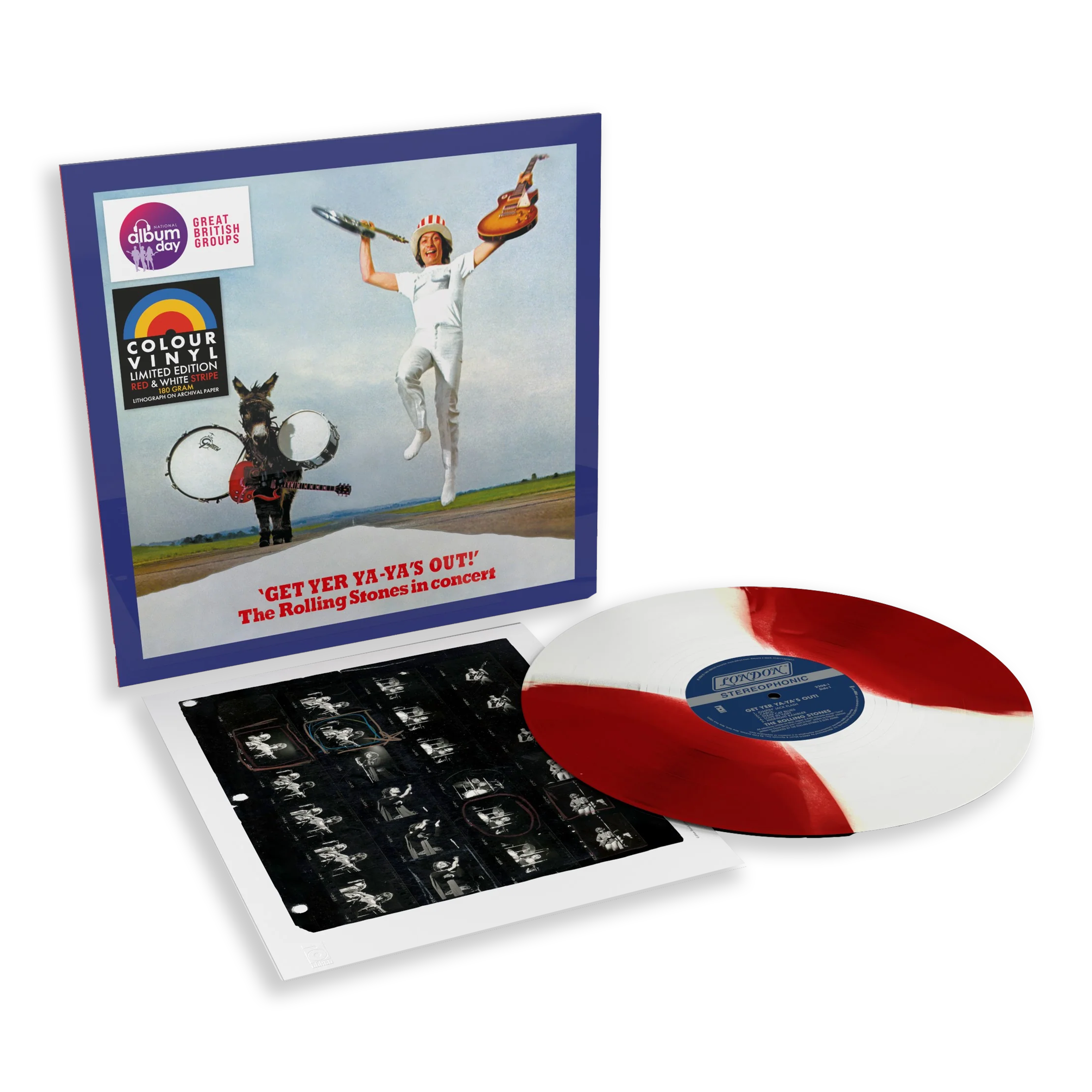 The Rolling Stones - Get Yer Ya-Ya's Out! Limited Red & White The Rolling Stones - Get Yer Ya-Ya's Out! Limited Red & White