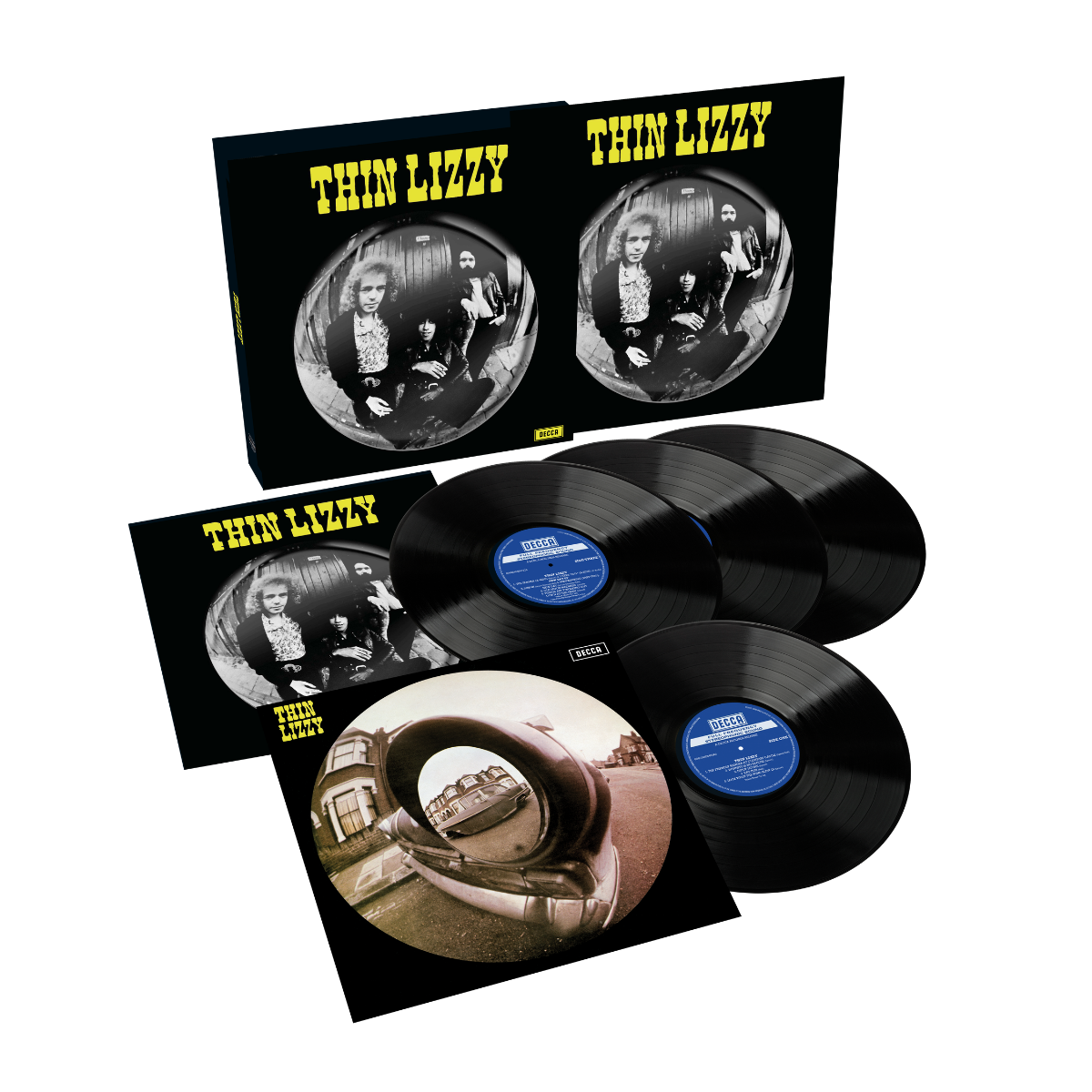 Thin Lizzy - Thin Lizzy: Black 4LP Vinyl