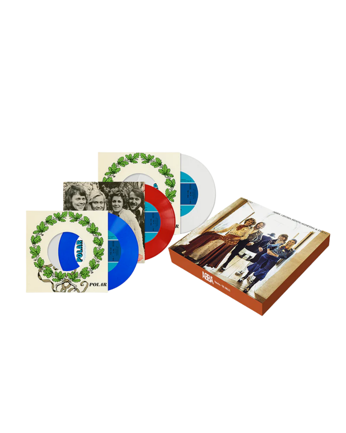 ABBA - Waterloo - The Singles (50th Anniversary): Exclusive 3 x 7" Colour Vinyl Box Set
