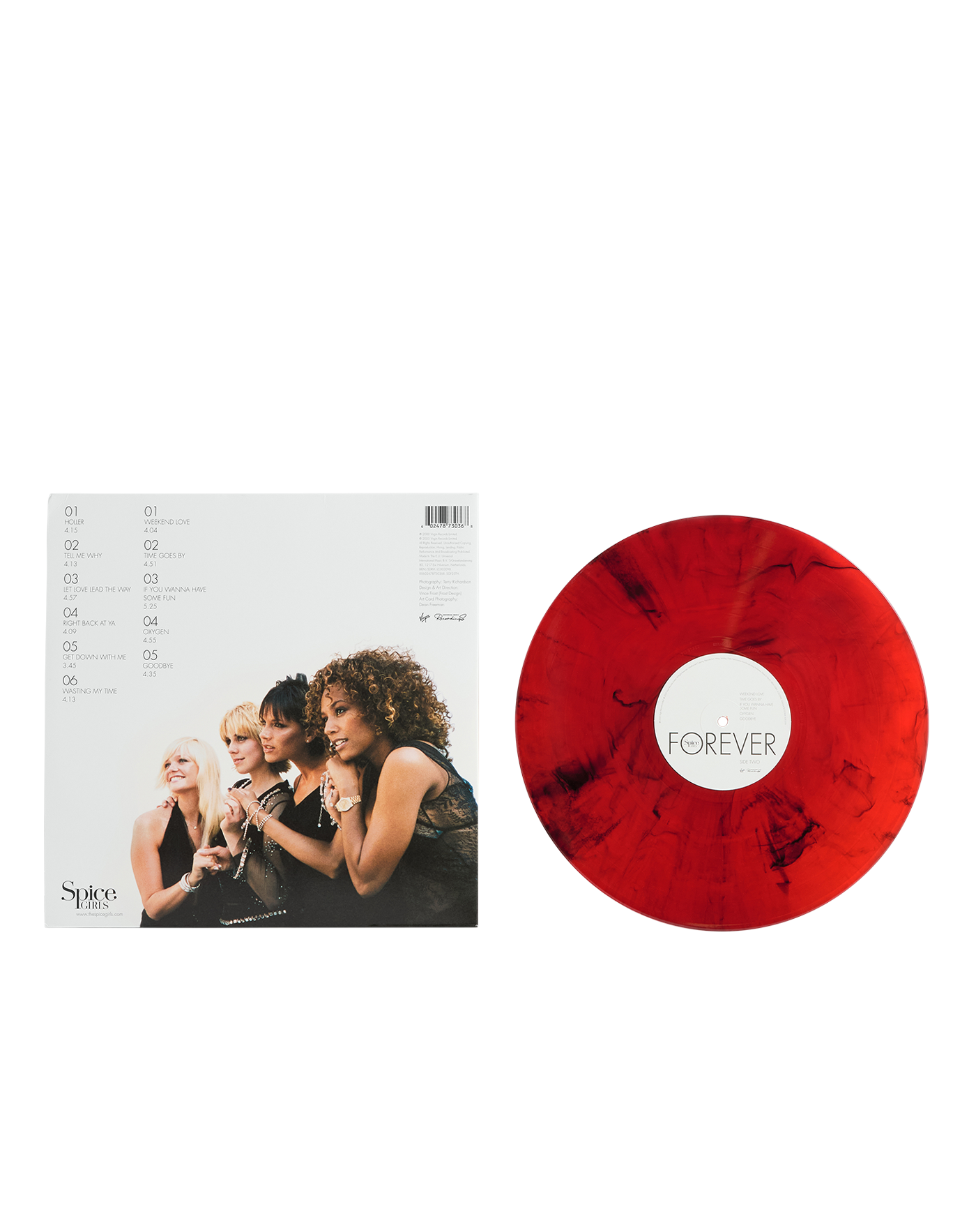 Spice Girls - Forever25 Red & Black Marble Vinyl LP