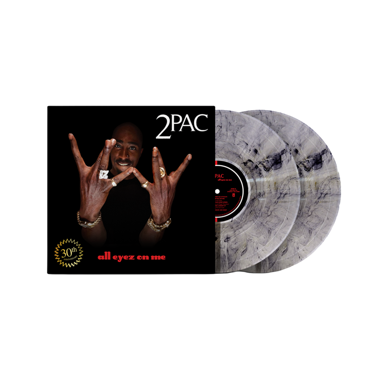 2Pac - All Eyez On Me (30th Anniversary Edition): Concrete Swirl Vinyl 2LP