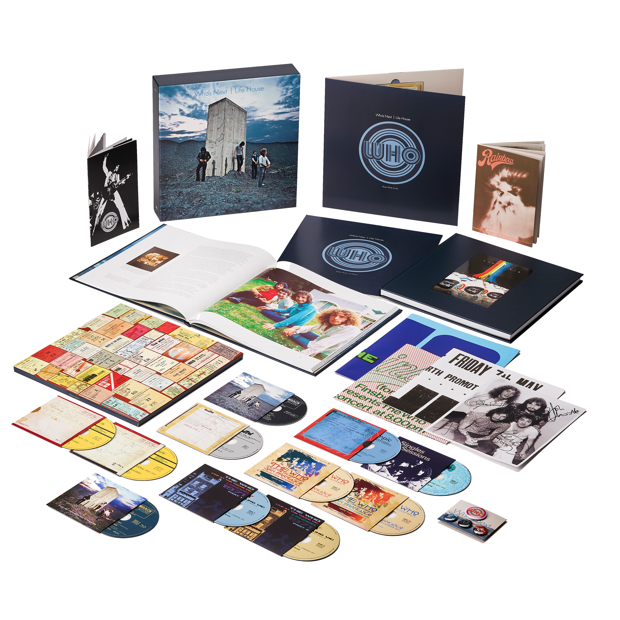 The Who - Who's Next - 50th Anniversary: Blu Ray, Graphic Novel + 10CD