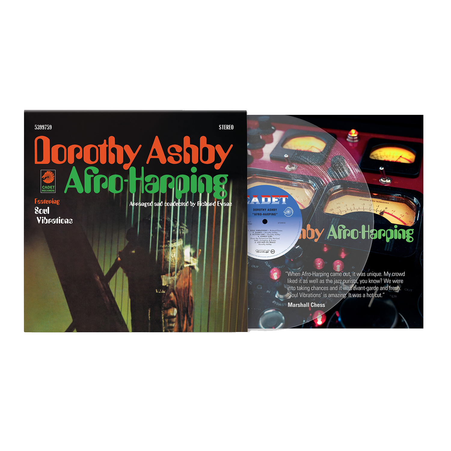Dorothy Ashby - Afro-Harping: Deluxe Clear Vinyl 2LP