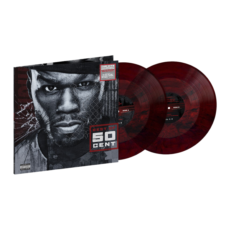 50 Cent - Best of 50 Cent: Red Marble Vinyl 2LP