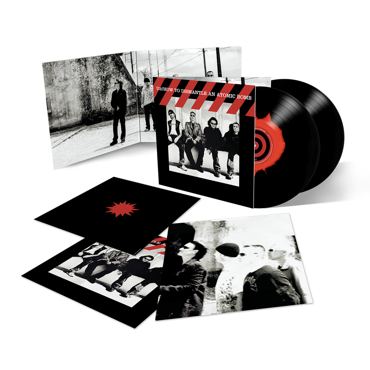 U2 - How To Dismantle An Atomic Bomb (20th Anniversary): Exclusive 2LP Black & Red Ink Spot Vinyl (Limited Edition)