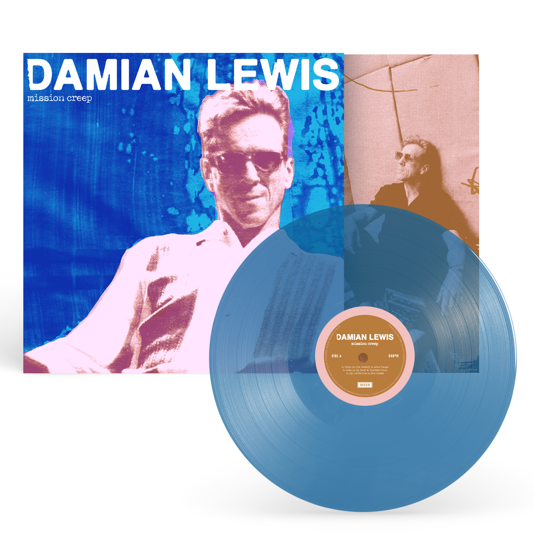 Damian Lewis - Mission Creep: Blue Vinyl LP