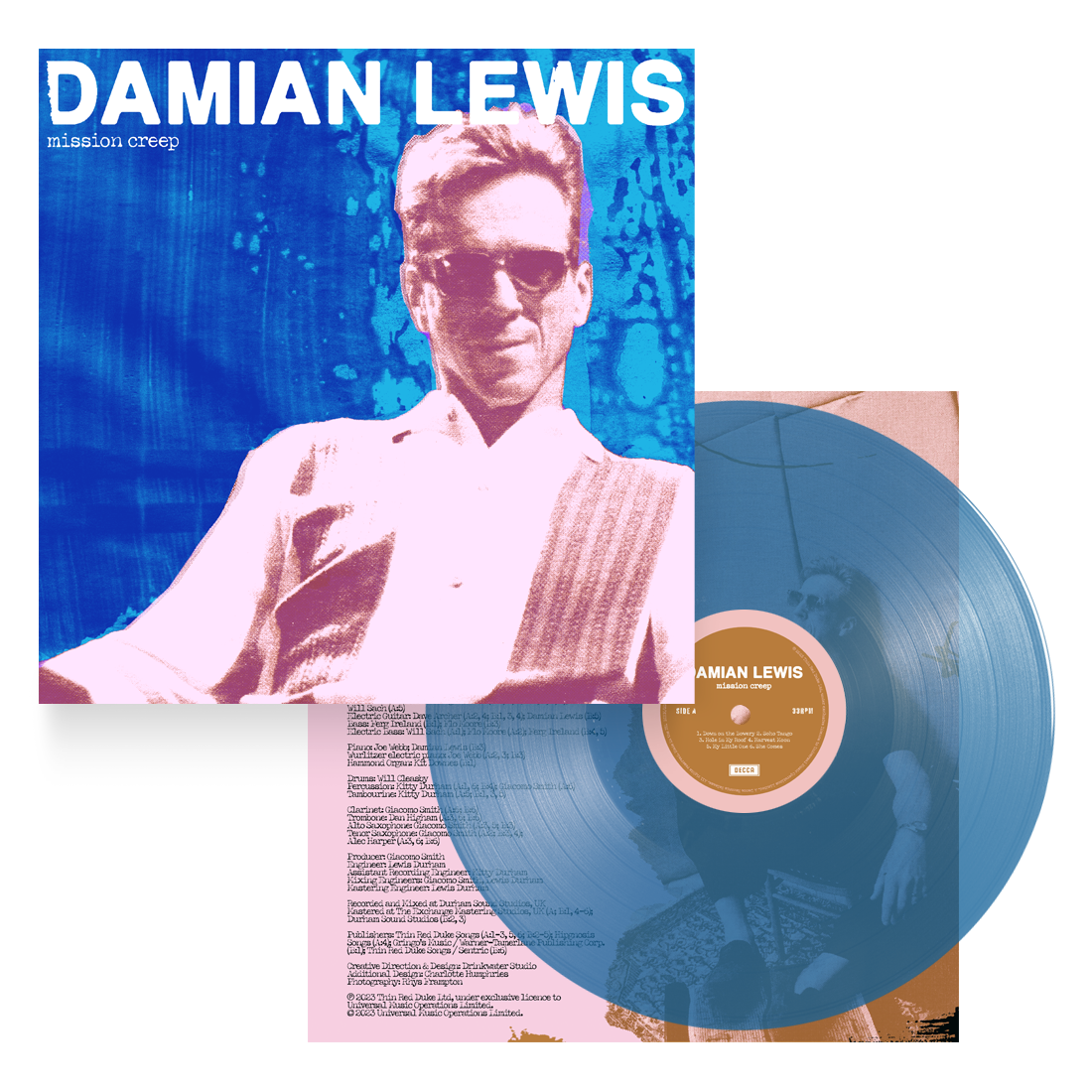 Damian Lewis - Mission Creep: Signed Vinyl LP