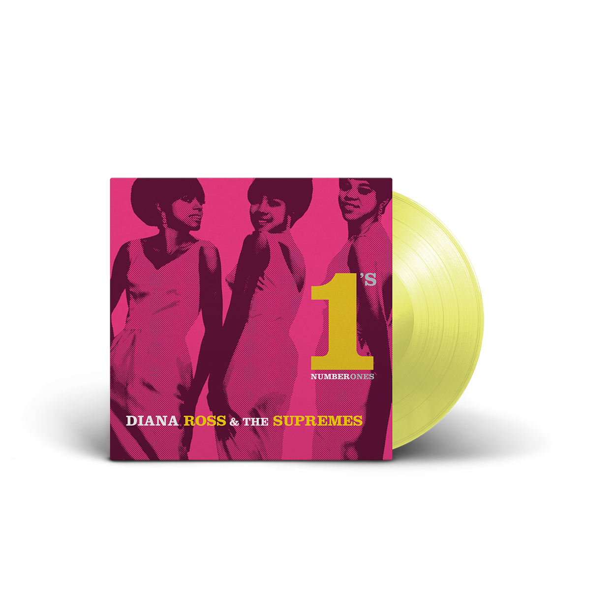 Diana Ross & The Supremes - Number 1's: Yellow Vinyl LP