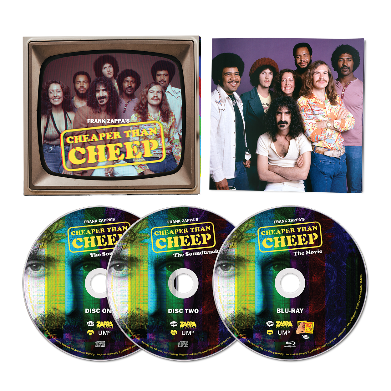 Frank Zappa - Cheaper Than Cheep: 2CD + Blu-Ray