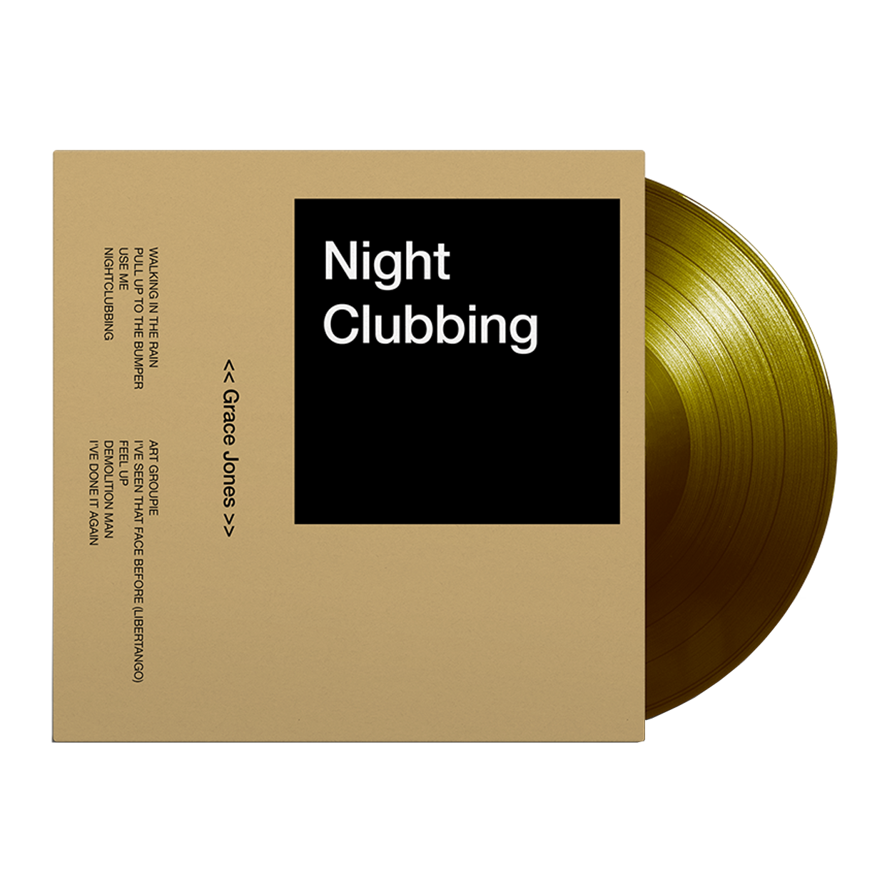 Grace Jones - Nightclubbing: Gold Vinyl LP