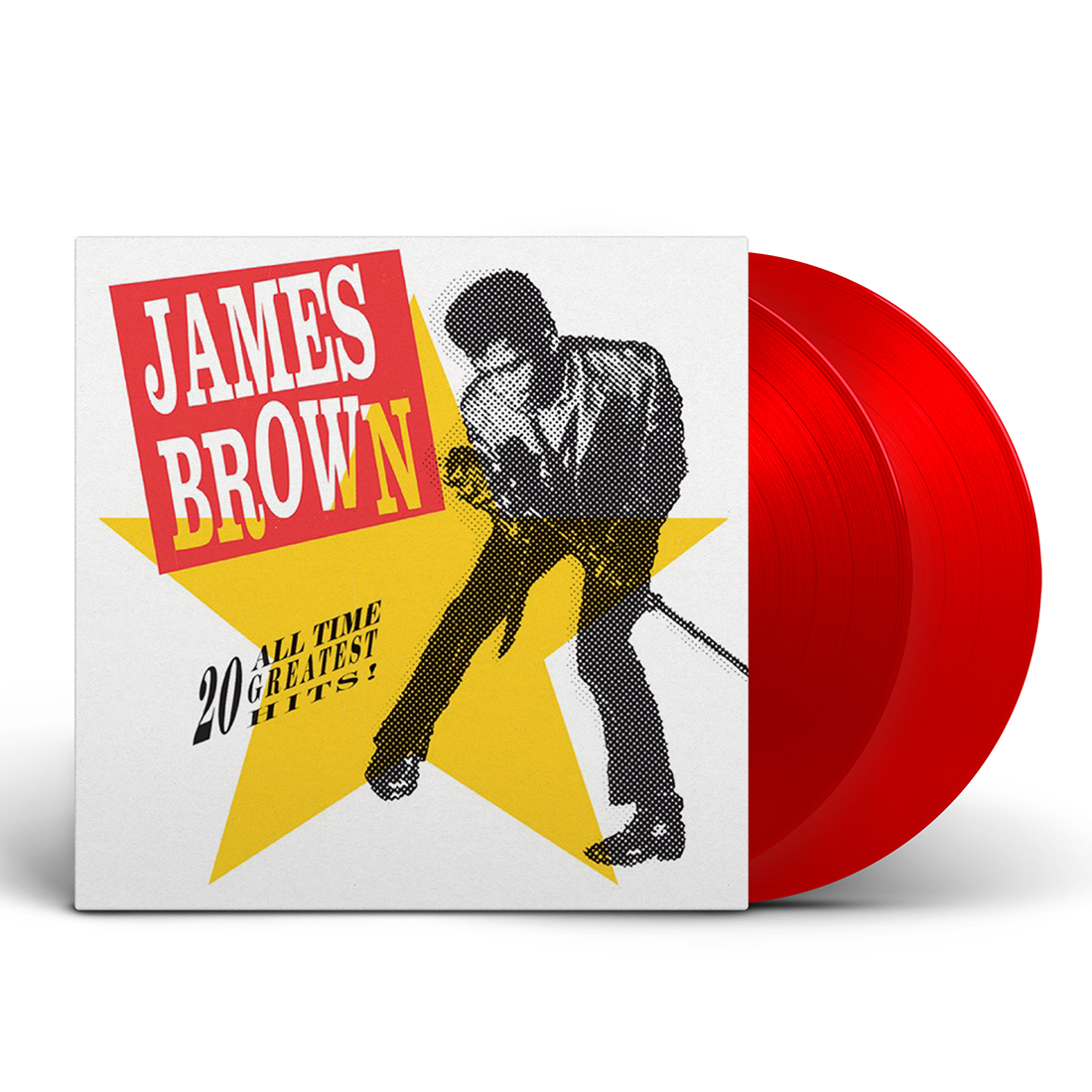 James Brown - 20 All Time Greatest Hits: Red Vinyl 2LP