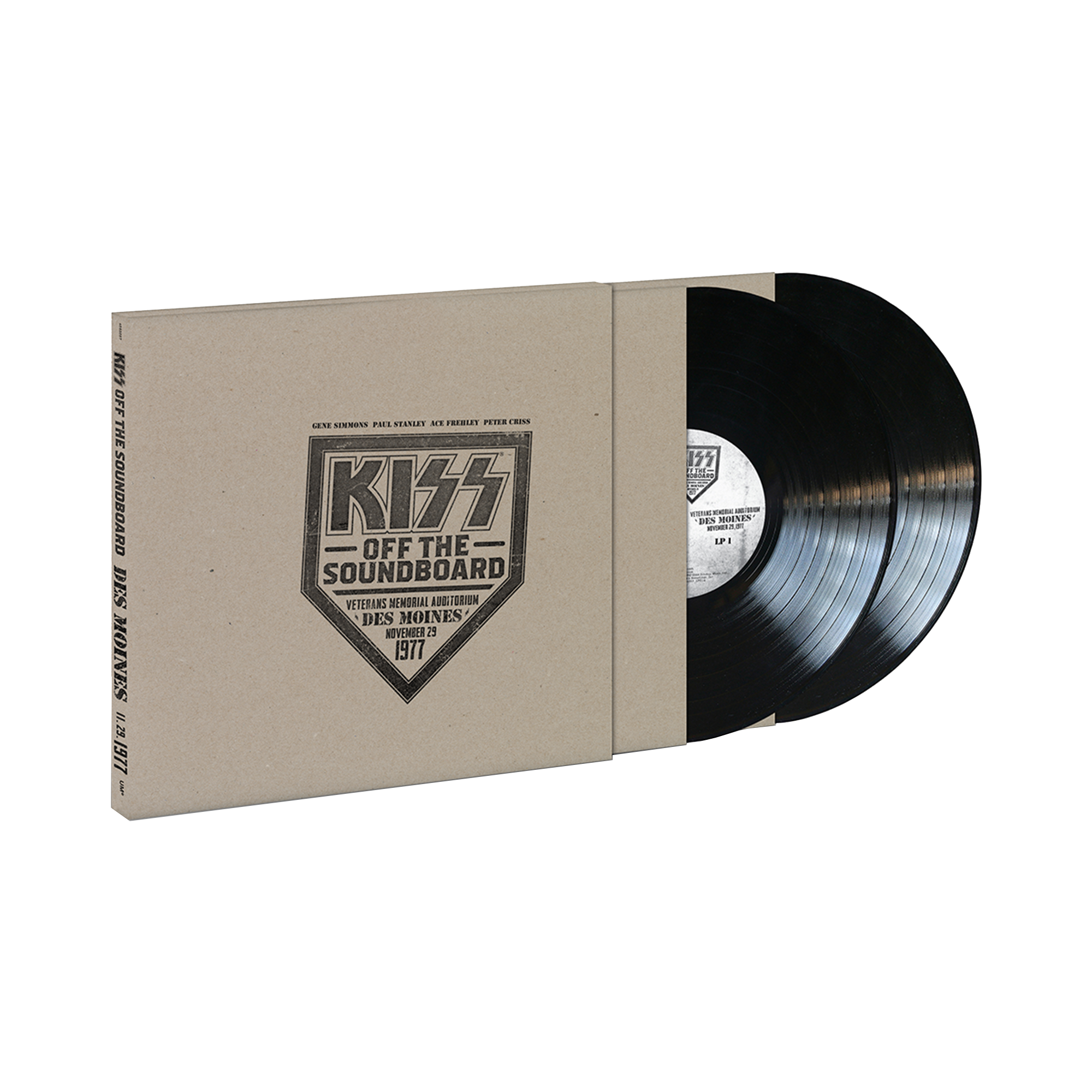 Kiss - Off The Soundboard - Des Moines (November 29, 1977): Vinyl 2LP
