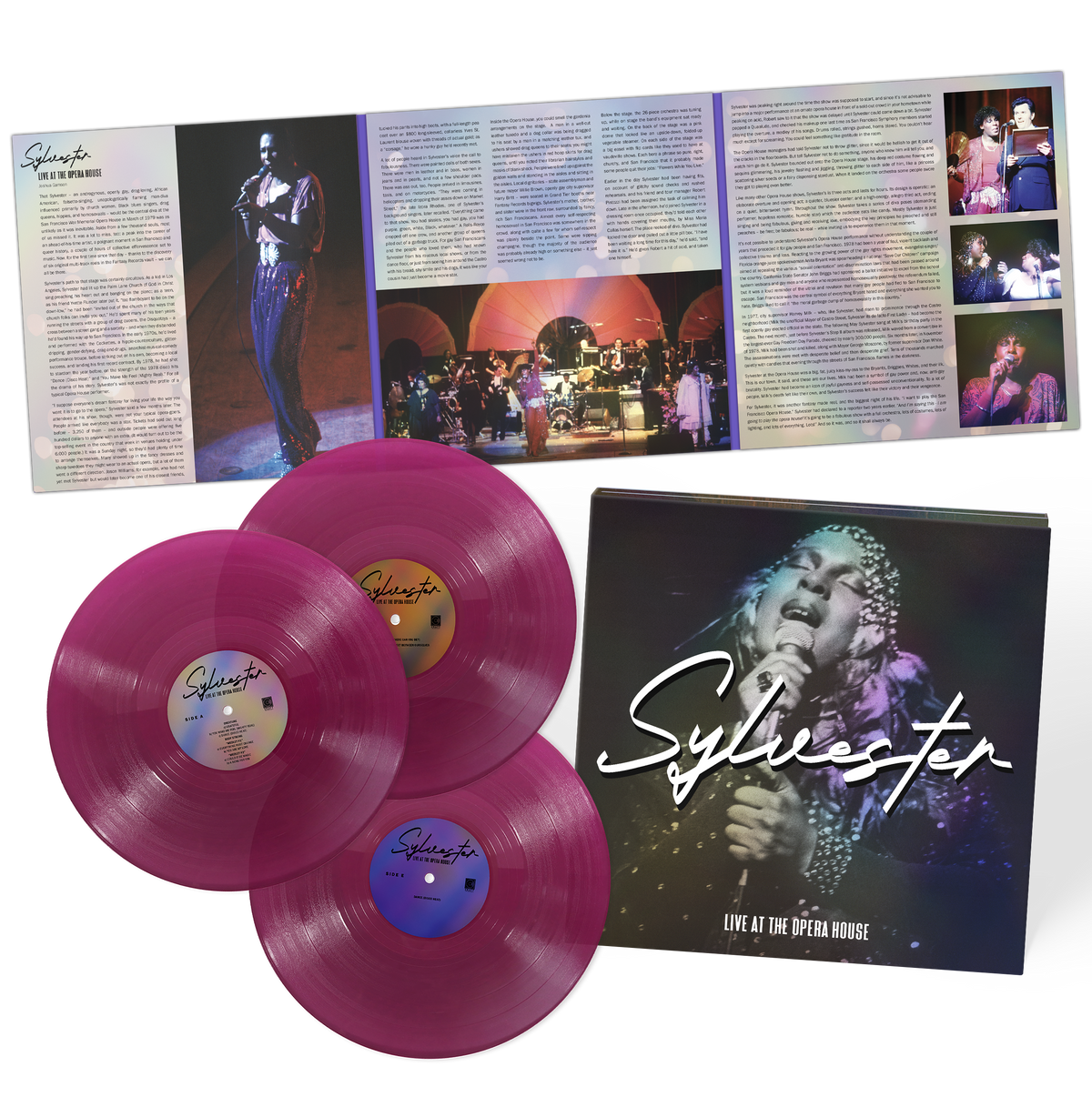 Sylvester - Live At The Opera House: Purple Vinyl 3LP - uDiscover