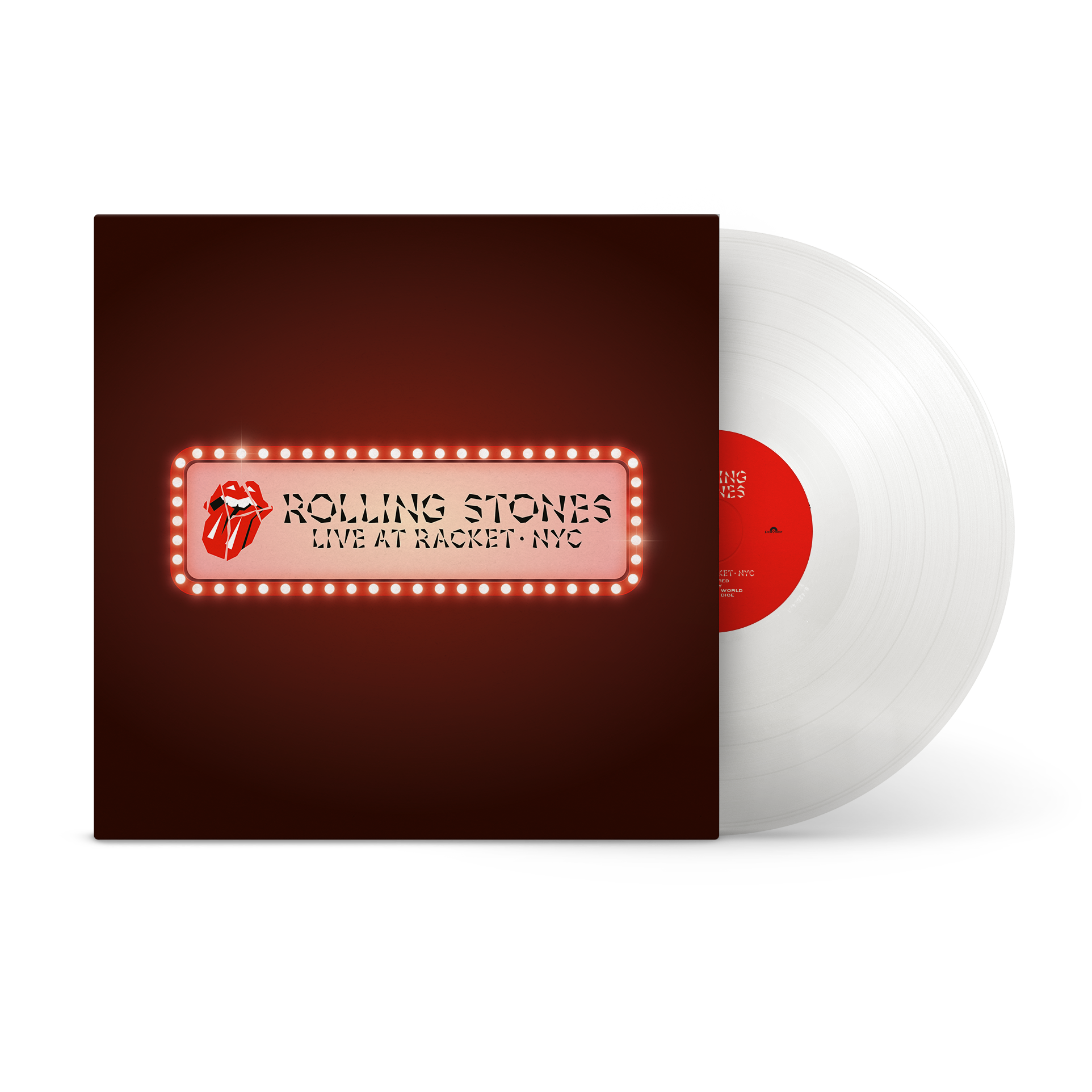 The Rolling Stones - Live at Racket, NYC: Limited White Vinyl LP [RSD24]