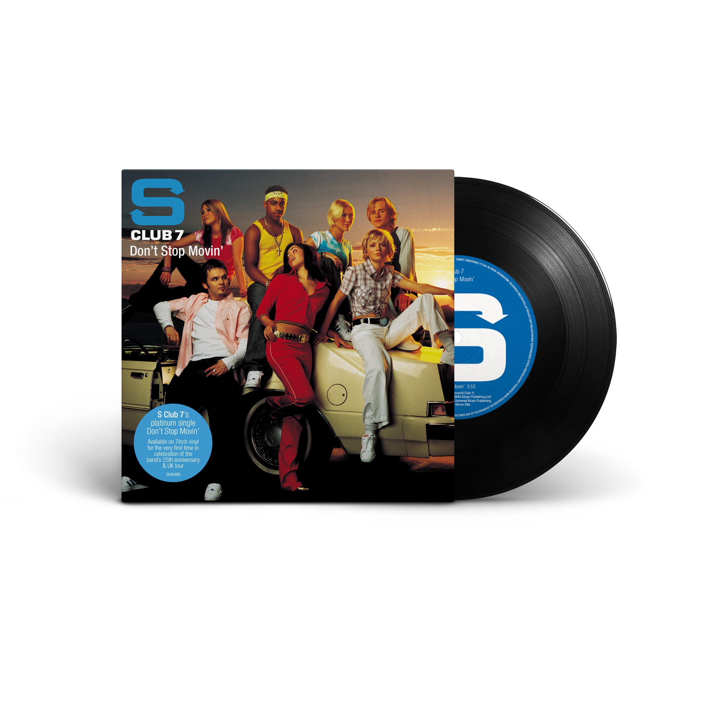 S Club 7 - Don't Stop Movin' (D2C Exclusive 7”)