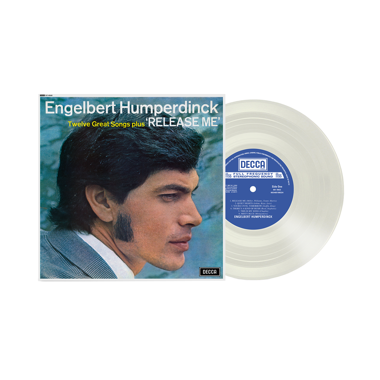 Engelbert Humperdinck - Release Me: Colour Vinyl LP - uDiscover