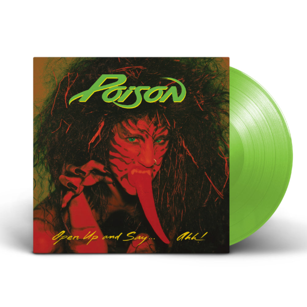 Poison - Open Up And Say . . . Ahh! Neon Green Vinyl LP