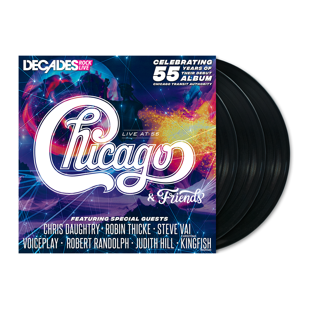 Chicago - Chicago & Friends - Live At 55: Vinyl 3LP