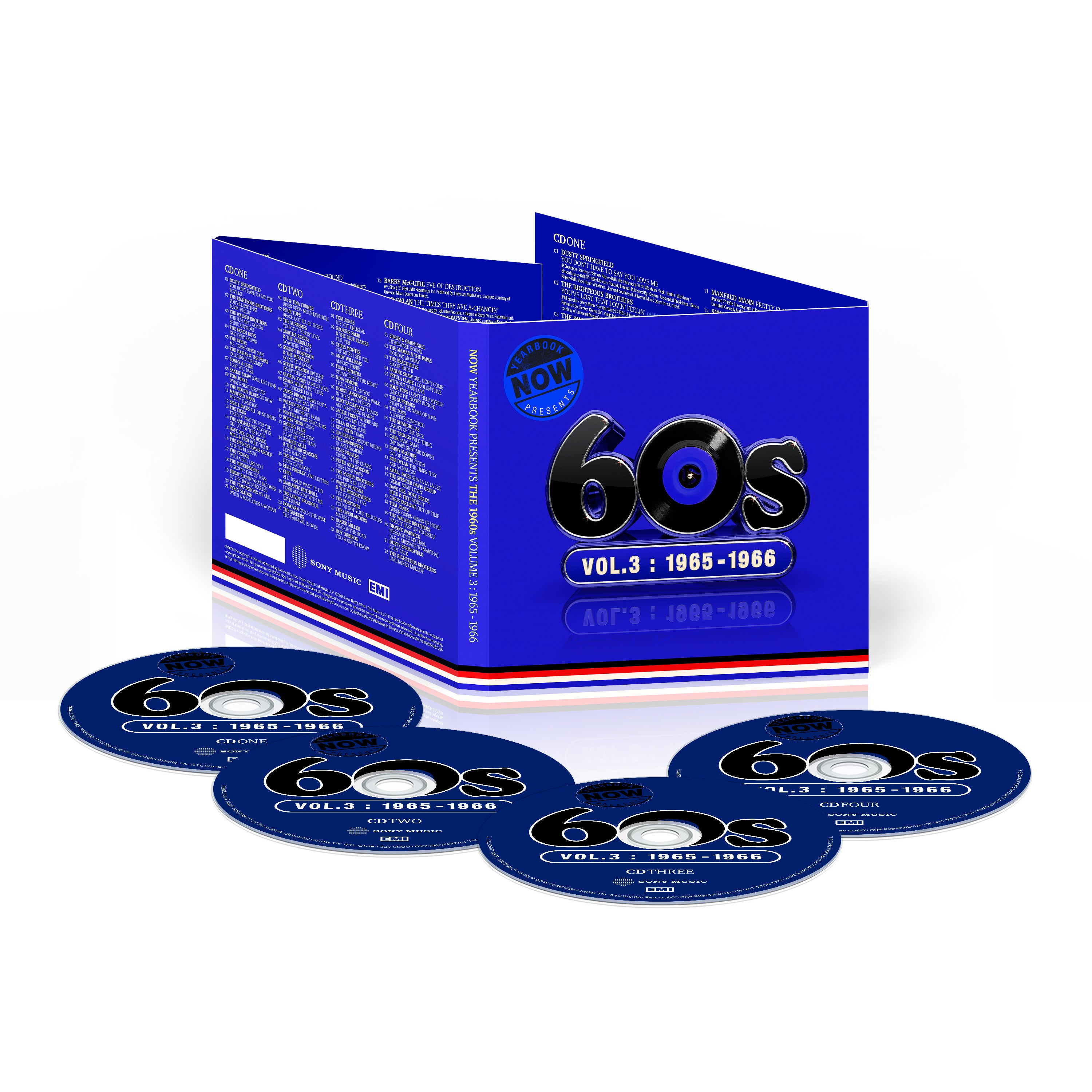 Various Artists - NOW Yearbook Presents - The 60s - Volume Three: 1965-1966 (4CD)