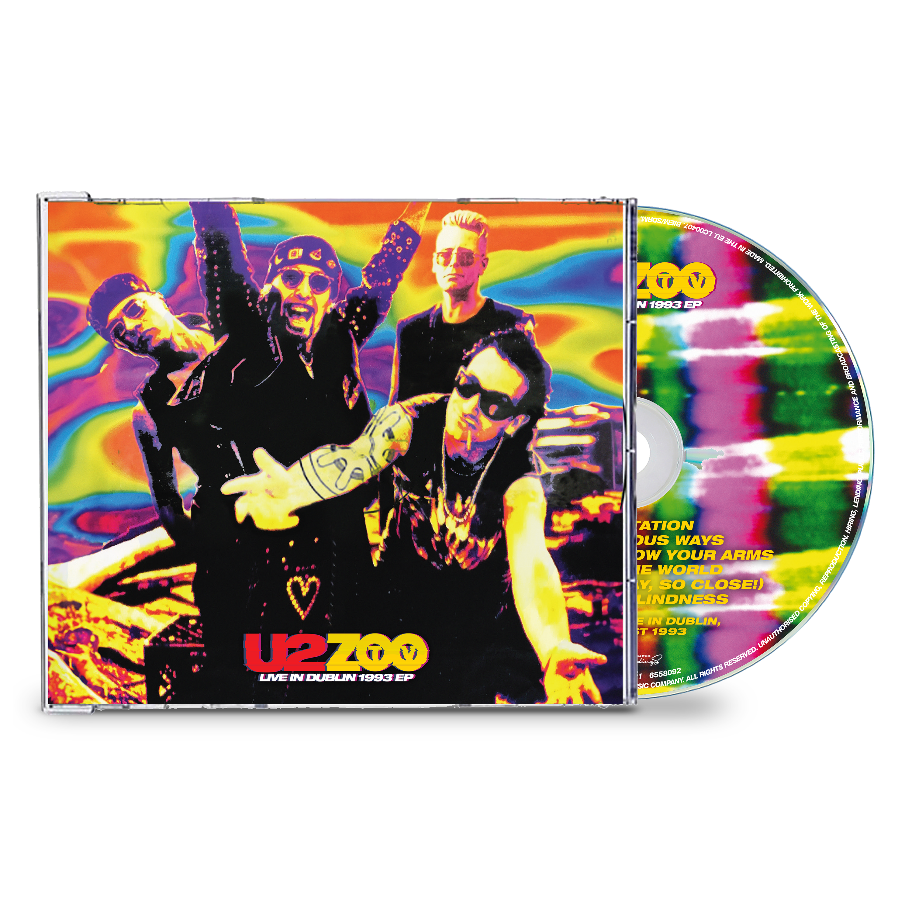 U2 - ZOO TV - Live In Dublin 1993 EP: CD