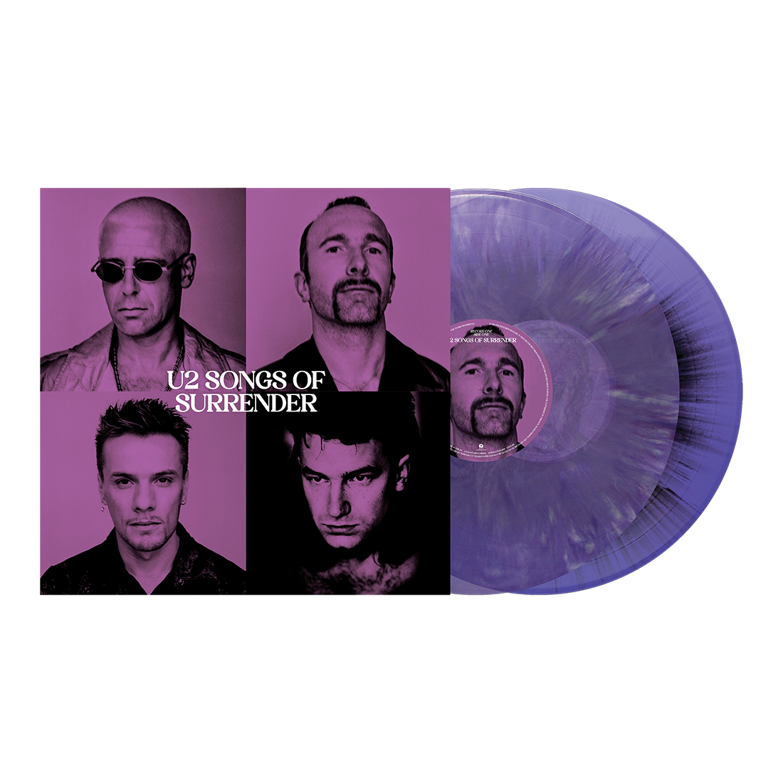 U2 - Songs Of Surrender – 2LP Exclusive Purple Splatter & Marble Effect Vinyl (Limited Edition)