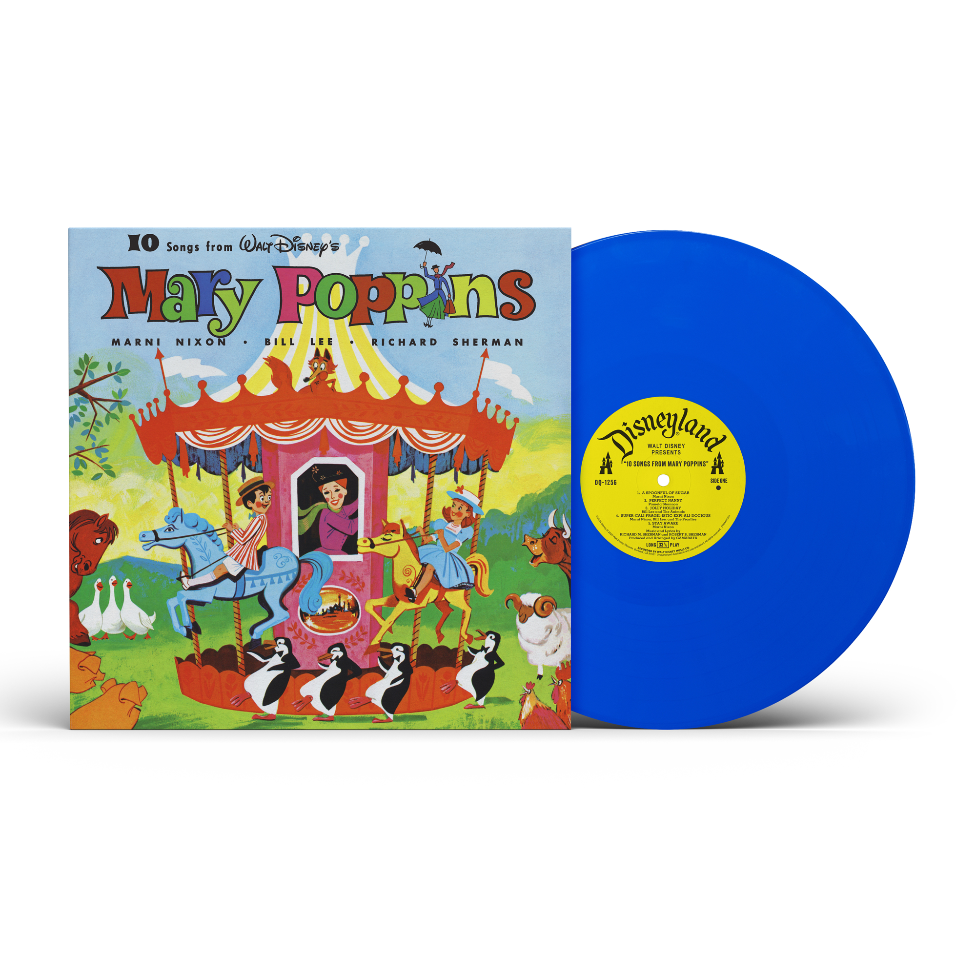 Various Artists - 10 Songs From Mary Poppins (60th Anniversary): Limited Blue Vinyl LP