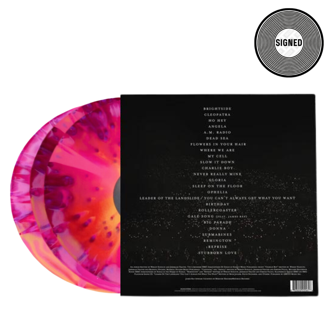 The Lumineers - Live From Wrigley Field: Signed Exclusive Orange/Purple Splatter 3LP