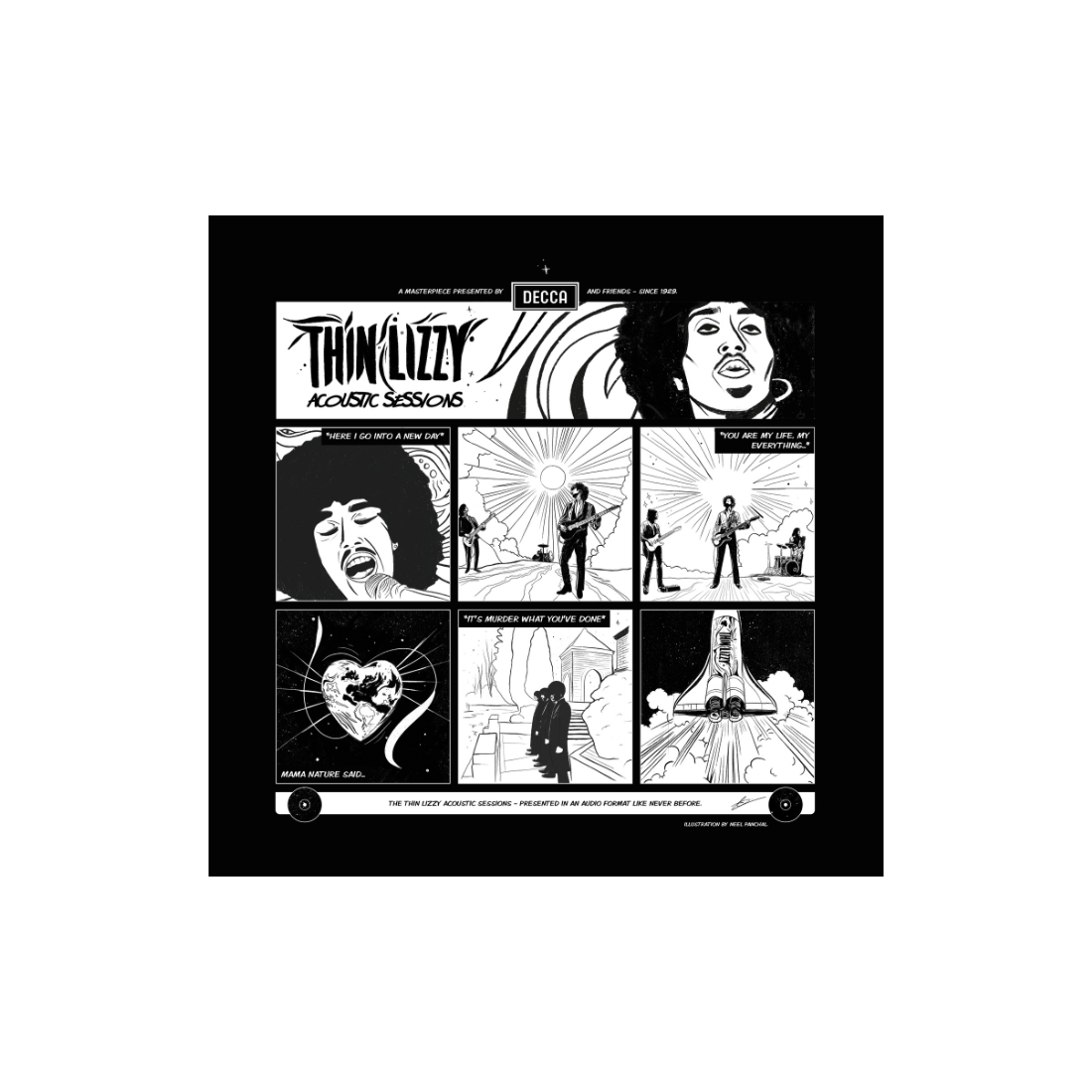 Thin Lizzy - The Acoustic Sessions (Alternative B&W Artwork and Marble Vinyl)