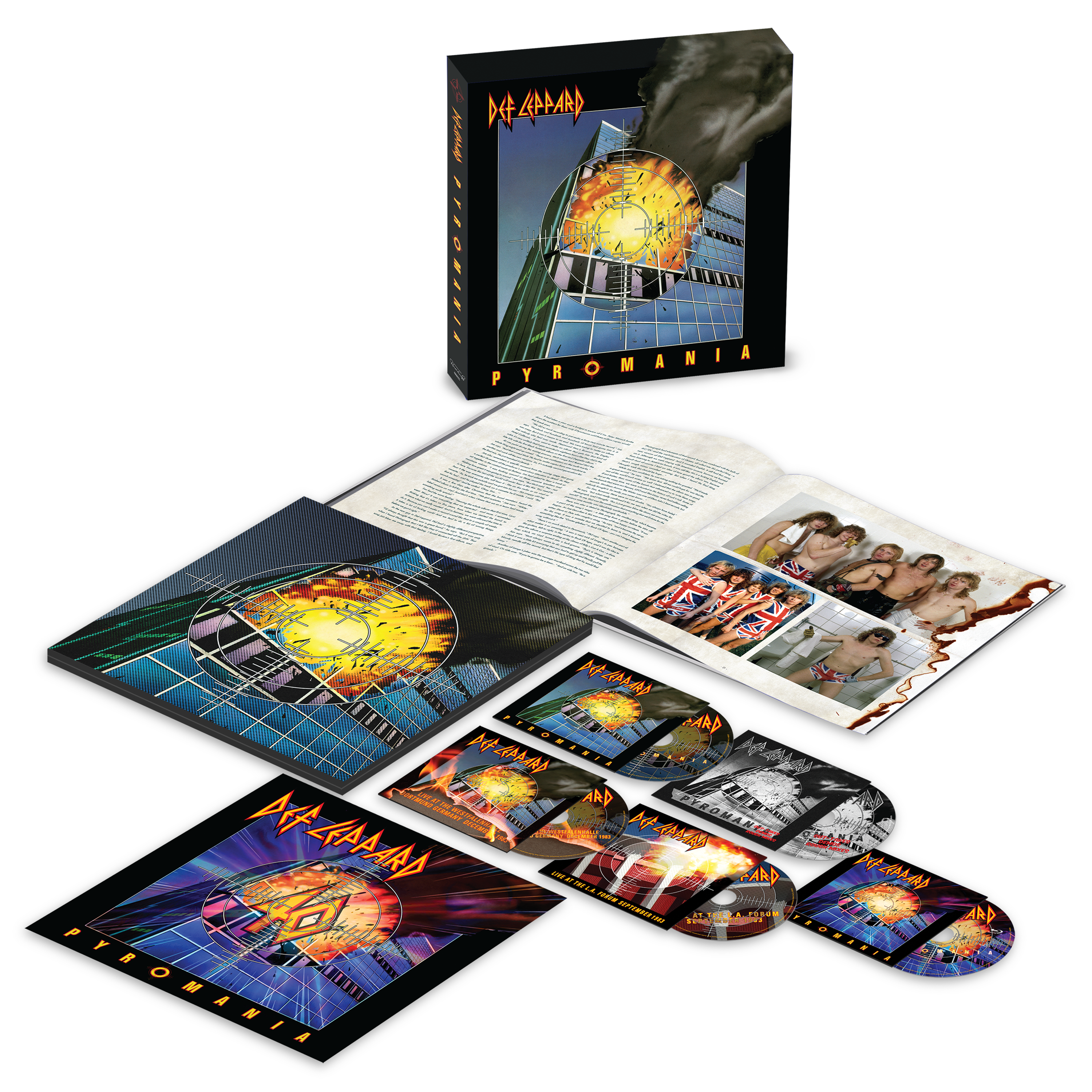 Def Leppard - Pyromania 40: 4CD & Blu-Ray
