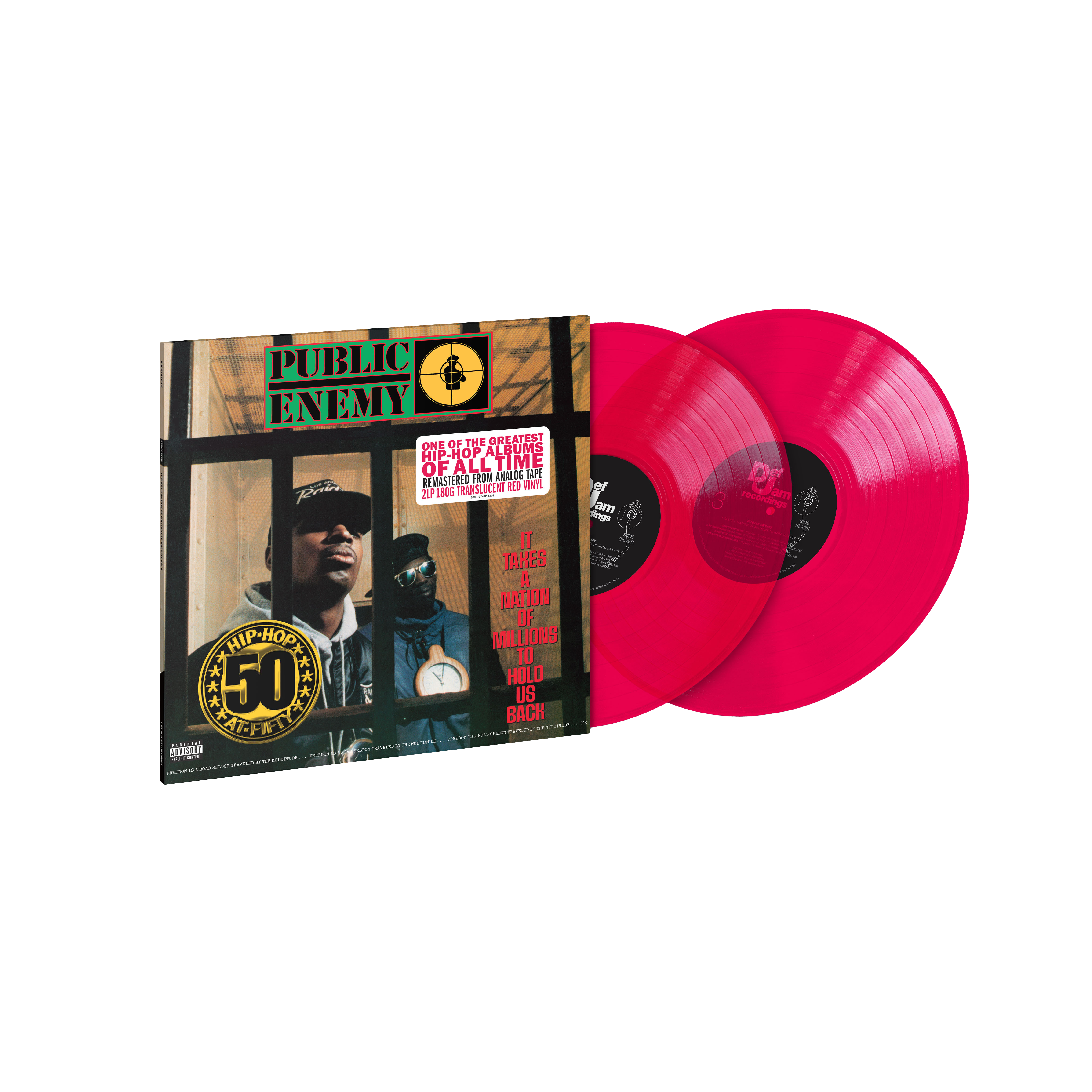 Public Enemy - It Takes A Nation of Millions To Hold Us Back (35th Anniversary): Exclusive Translucent Red Vinyl 2LP