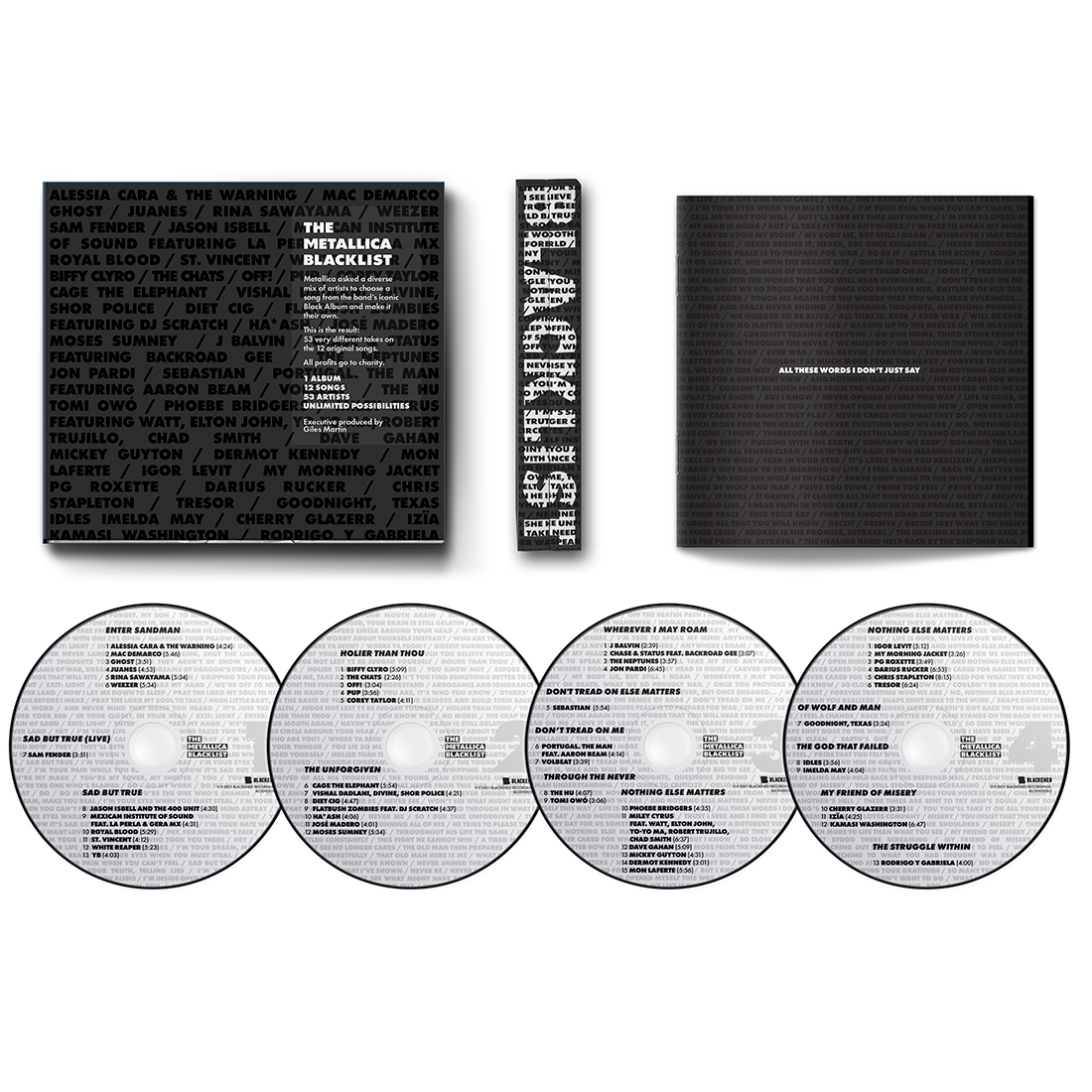 Various Artists - The Metallica Blacklist: 4CD