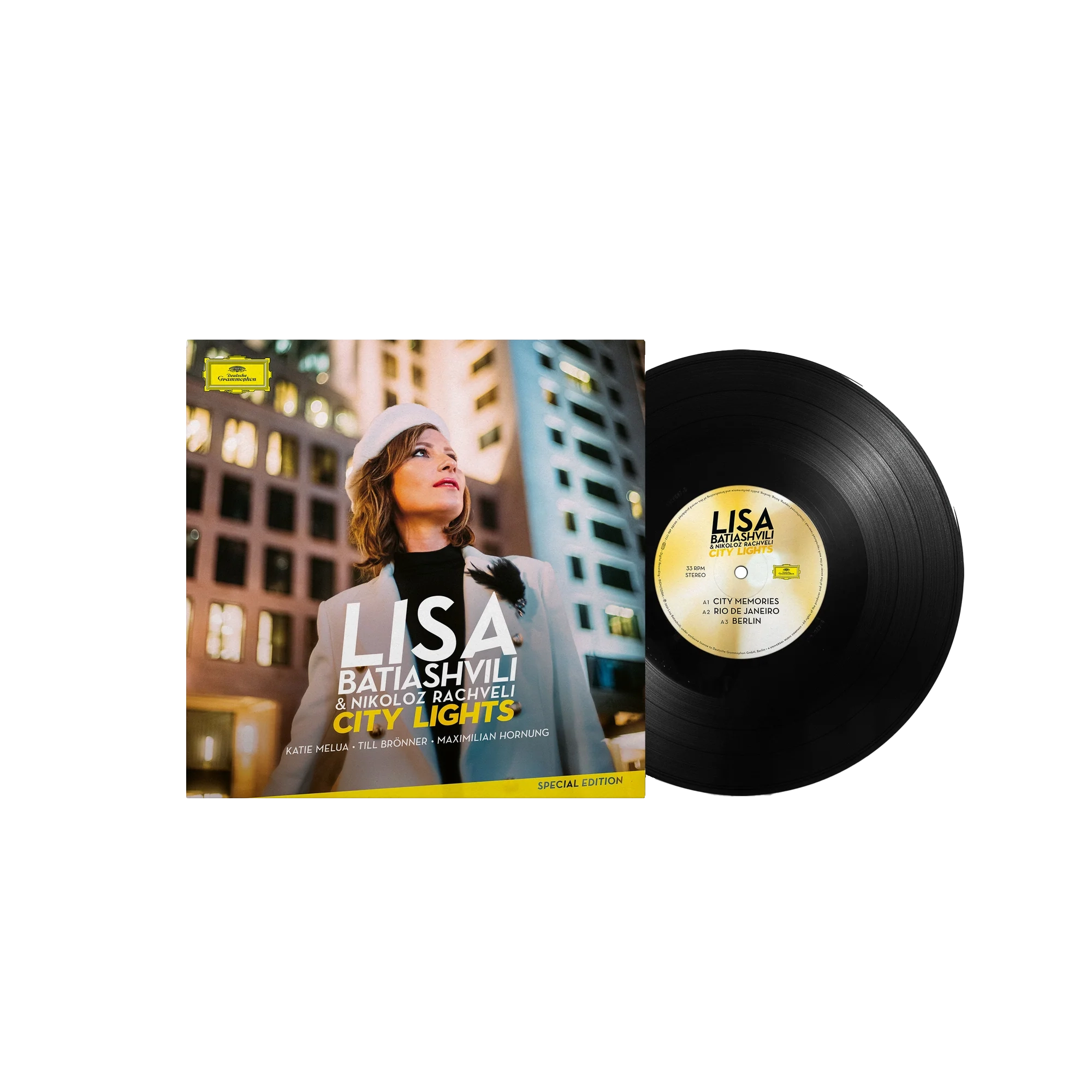 Lisa Batiashvili, Rundfunk-Sinfonieorchester Berlin, Georgian Philharmonic Orchestra, Nikoloz Rachveli - City Lights: Vinyl 10" LP