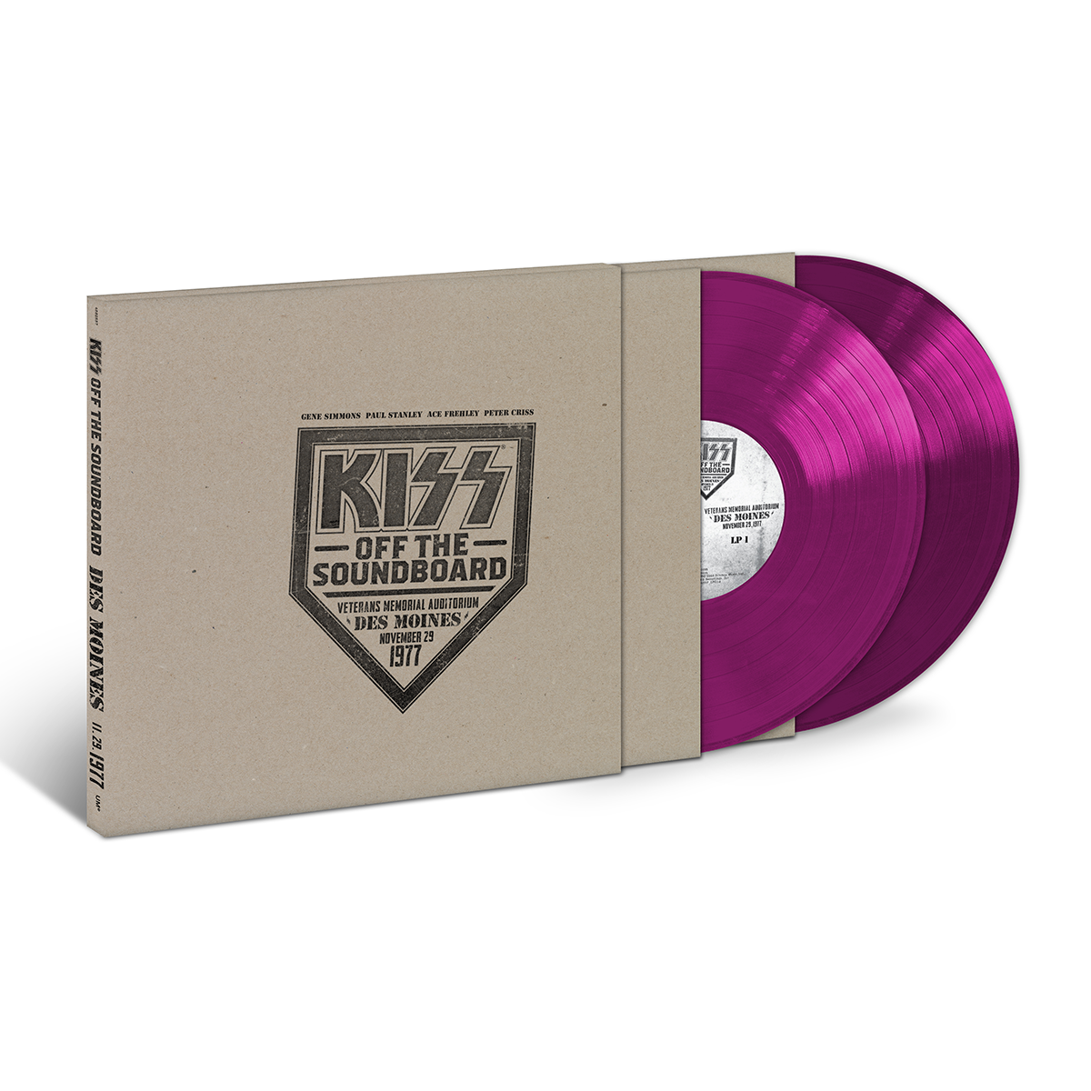 Kiss - Off The Soundboard - Des Moines (November 29, 1977): Exclusive Purple Vinyl 2LP