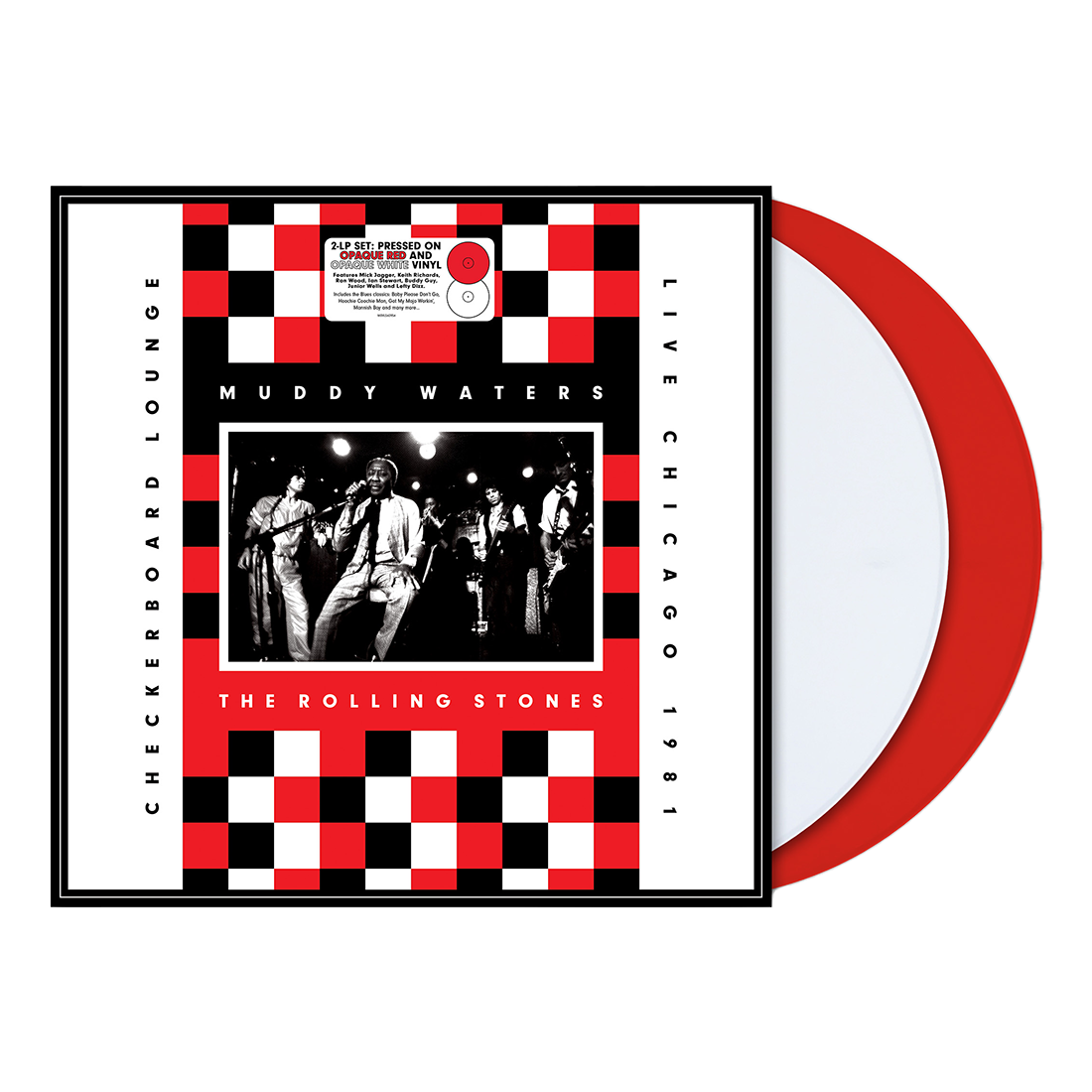 The Rolling Stones - Live At The Checkerboard Lounge Chicago 1981: Limited Red & White Opaque Vinyl 2LP