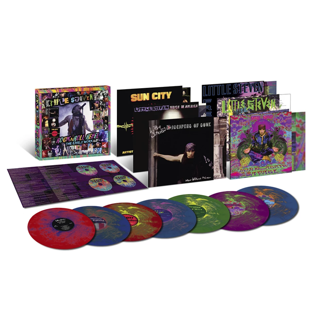 Steven Van Zandt - Rock N Roll Rebel – The Early Work Career: Exclusive Colour Vinyl 7LP Box Set
