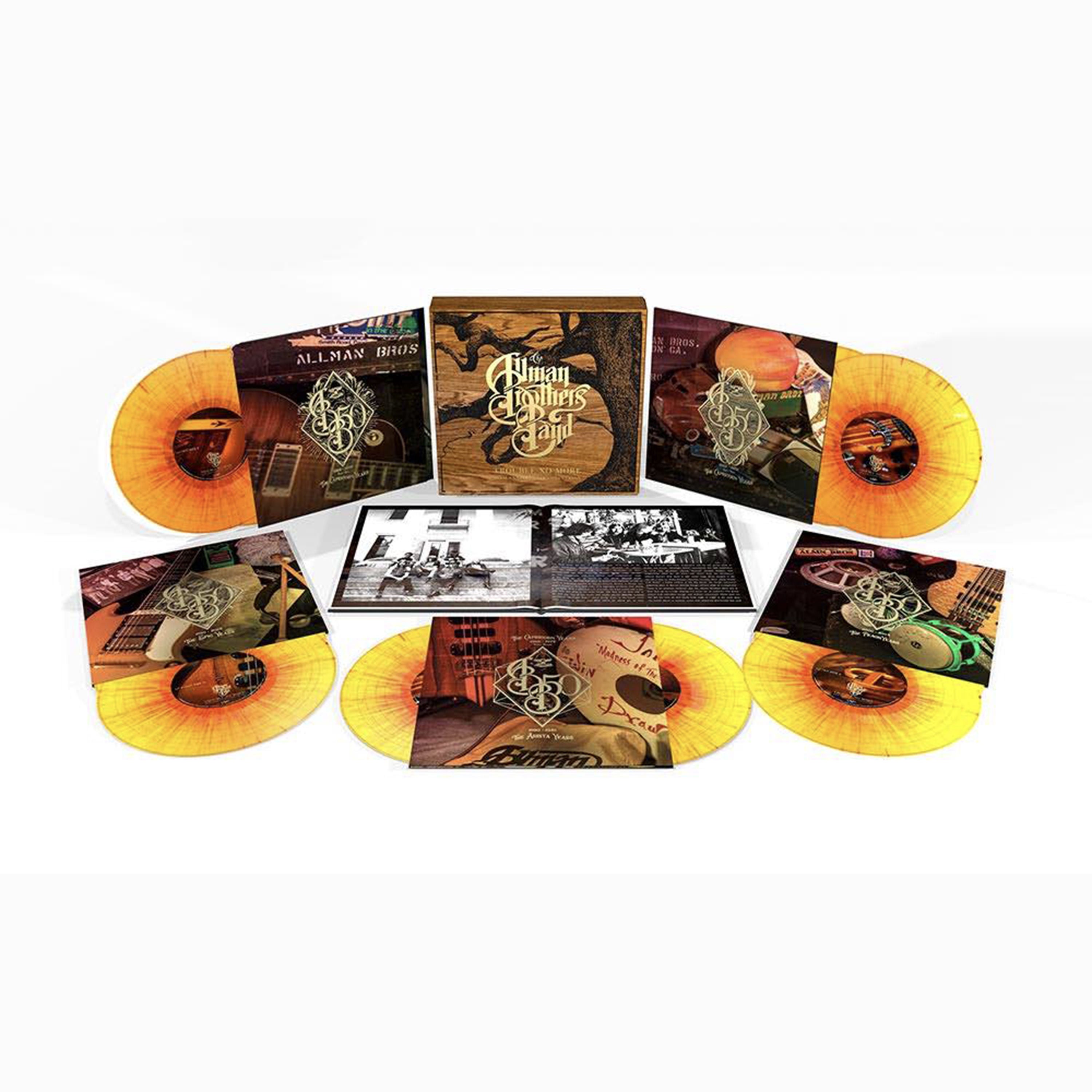 The Allman Brothers Band - Trouble No More (50th Anniversary Collection): Exclusive Orange + Red Splatter Vinyl 10LP Box Set