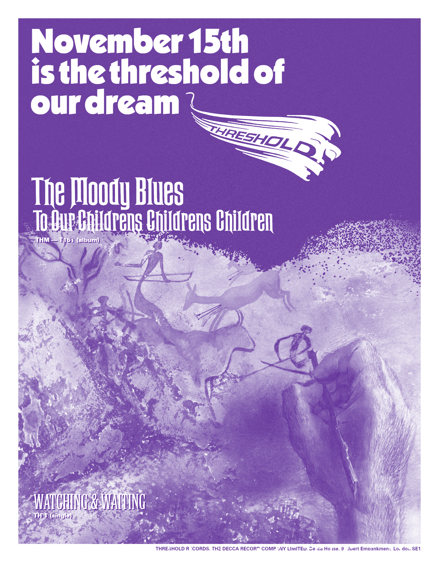 The Moody Blues - The Royal Albert Hall Concert December 1969 Print