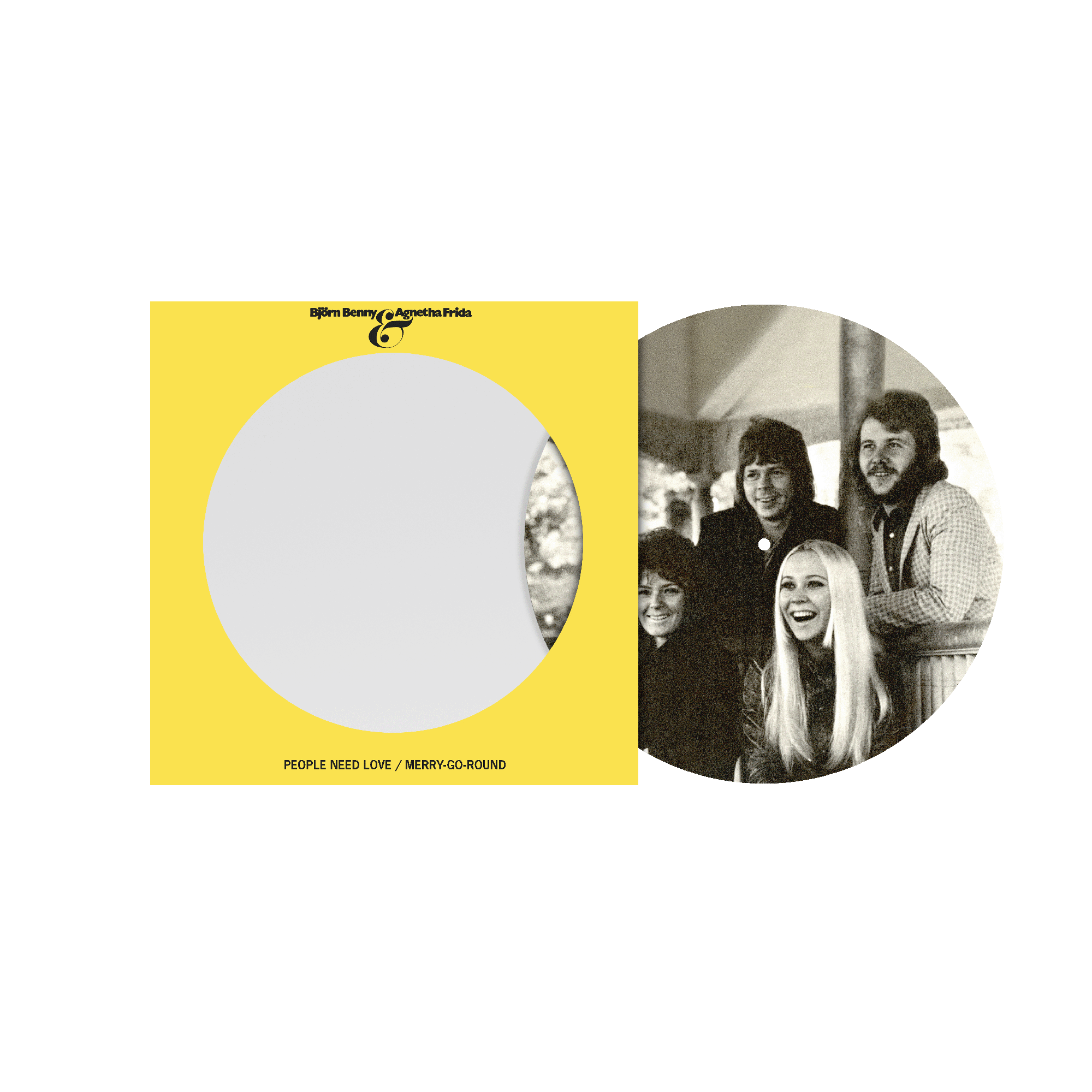 ABBA - People Need Love / Merry-Go-Round (Picture Disc 7")