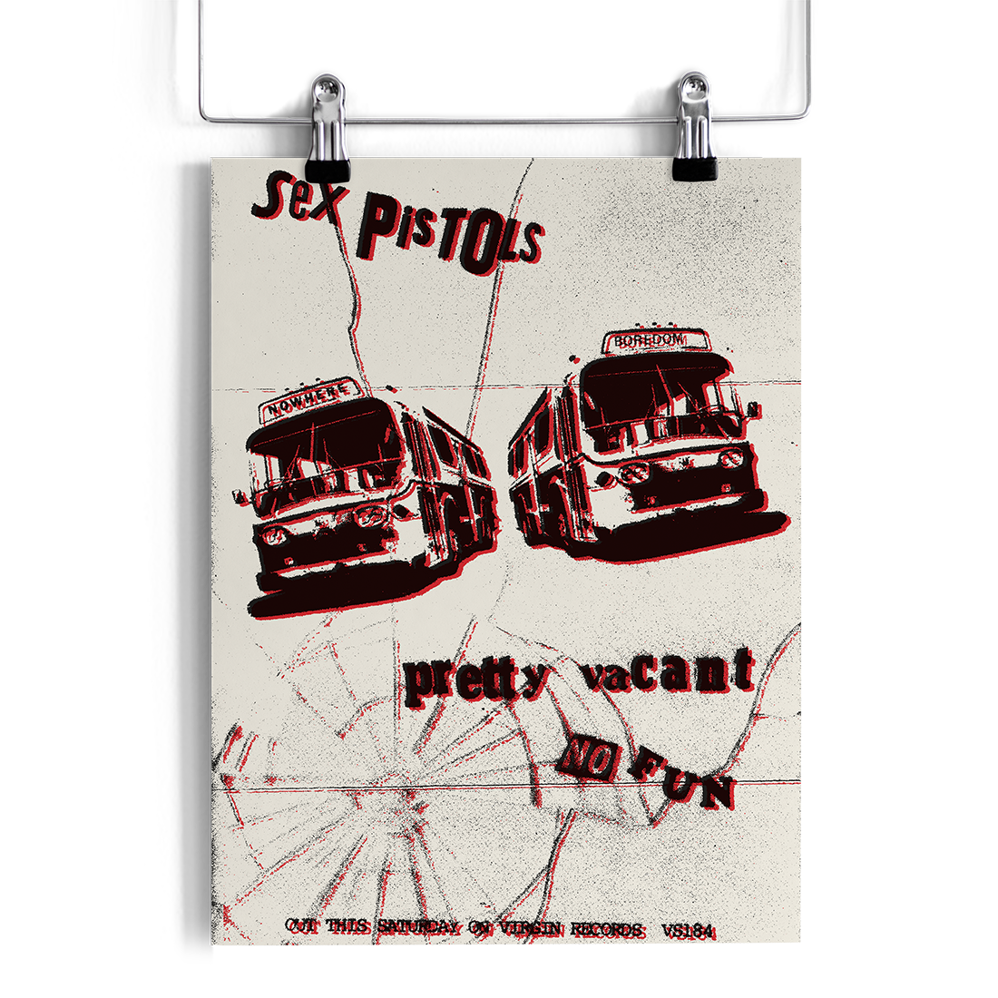 Sex Pistols - Pretty Vacant Poster